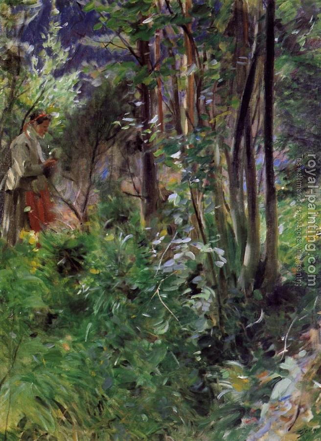 Anders Zorn : Woman in a Forest